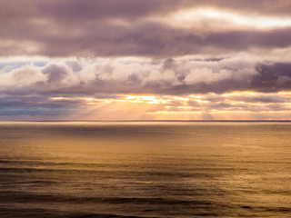 California coastal sunset
