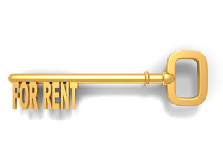 Rent Concept Real Estate Golden Door Key