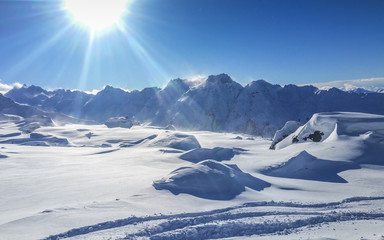 Österreich, Silvretta, Skigebiet Ischgl
