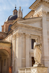 San Crescentino's statue in front of Urbino's Dome