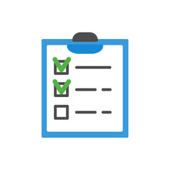 list icon. Flat style