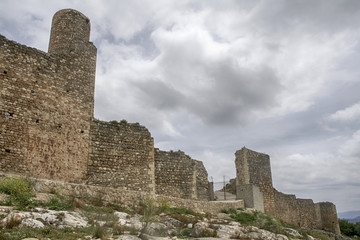 Fototapeta na wymiar antiguo castillo de la guardia de Jaén, Andalucía