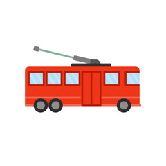 trolley vector illustration