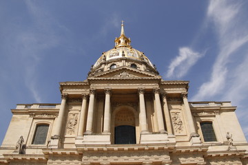 Tombeau de Napoléon aux Invalides à Paris	