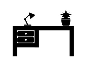 Plante grasse sur un bureau