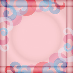  Background with Square Frame