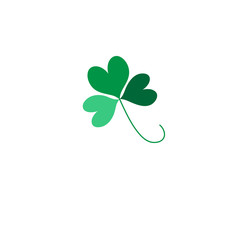 Green Shamrock leave icon