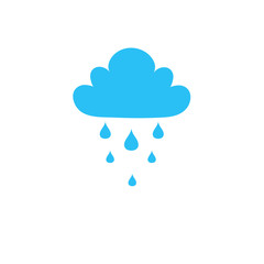 Blue Cloud Rain icon