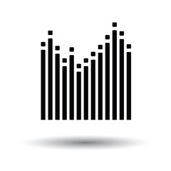Graphic equalizer icon