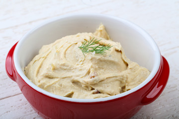 Arabic traditional cuisine - hummus