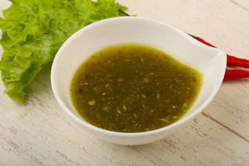 Thai spicy sauce seafood