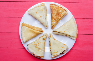 fried pancakes on a plate