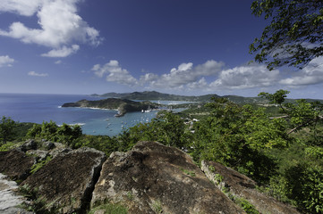 English Harbour Antigua & Barbuda from Shirley Heights