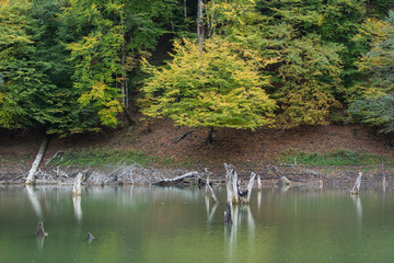 Obraz premium Churet Lake, Mazandaran, Iran