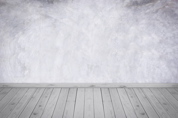 Old interior with concrete wall