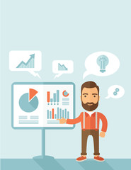 Man in manager profession