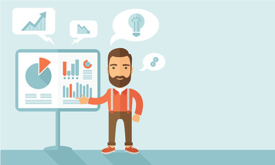 Man in manager profession