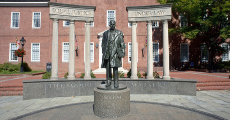 Thurgood Marshall Statue.