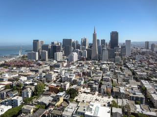 San Francisco Financial District panorama