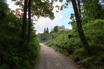 Trail to Ehrenberg Castle