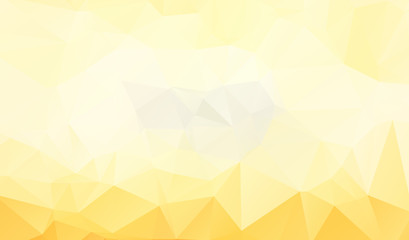 Multicolor blue, yellow, orange polygonal illustration, which co