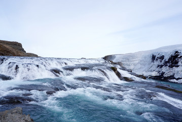 Beautiful waterfall in Iceland
