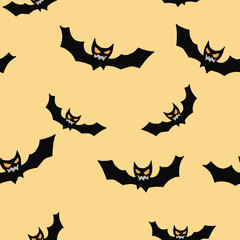 Seamless halloween pattern.