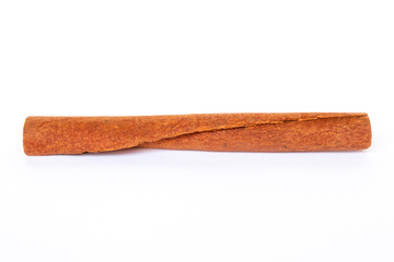 Cinnamon stick isolated on white background