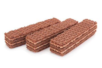 Sweet chocolate wafers