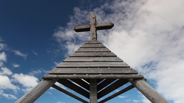 Monument in Gerlitzen Apls in Austria.