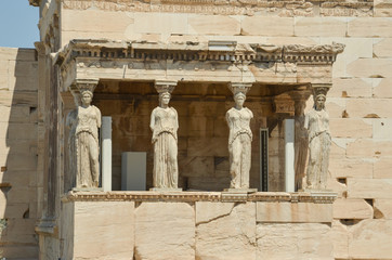 Fototapeta premium caryatids Athens Greece