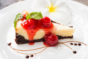 Cherry cheesecake 