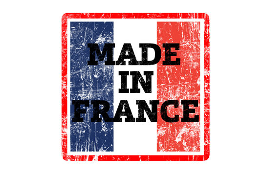 Made in France, Flag Stamp.