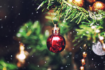 new year tree ball