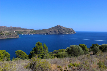 Cala Montjoi en Roses, Cataluña (España)