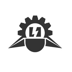 Gear power logo design