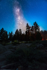 Beautiful stars over Glacier Point