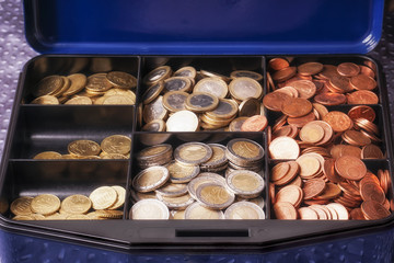 Geld in der Geldkassette