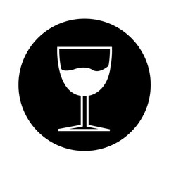 Glass Drink Icon Illustration design