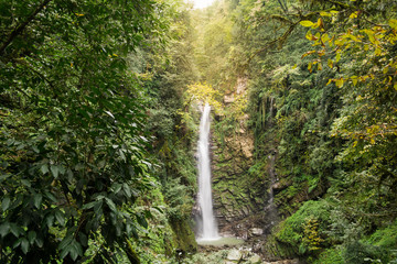 Fototapeta premium Gazou Waterfall, Mazandaran, Iran