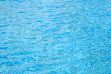 crystal clear water in the sea or pool