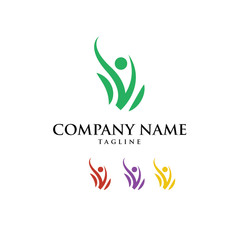 Young People Youth Logo Icon Vector