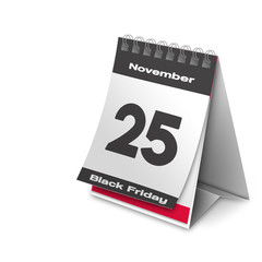 Black friday 2016 spiral calendar