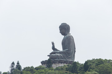 Big Buddha, landmark at Nong Ping, Hong Kong