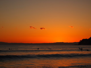 wave waiting in Kamakura