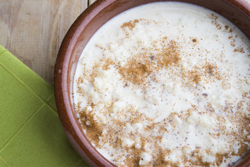 rice with milk and cinnamon