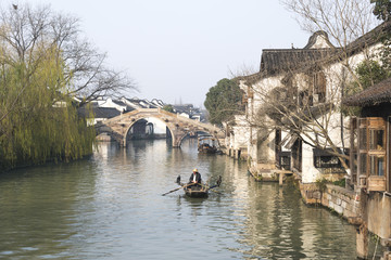 Jiangnan Water Village Scenery