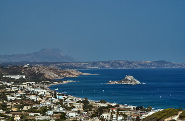 Bay and harbor on the Greek island of Kos.