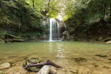 Fototapeta premium Tirkan Waterfall, Mazandaran, Iran