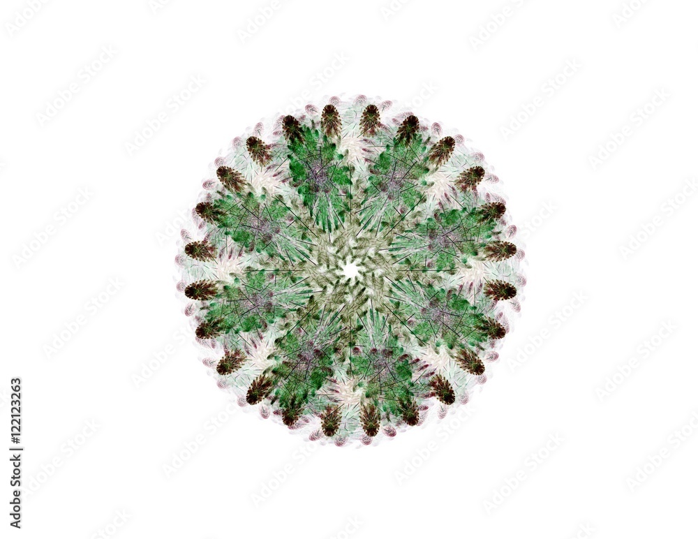 Poster lacy colorful clockwork pattern. digital fractal art design. abstract design of sacred symbols signs